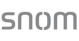 Logo de snom, partenaire téléphonie.