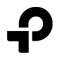 Logo de TP link, partenaire réseau informatique.